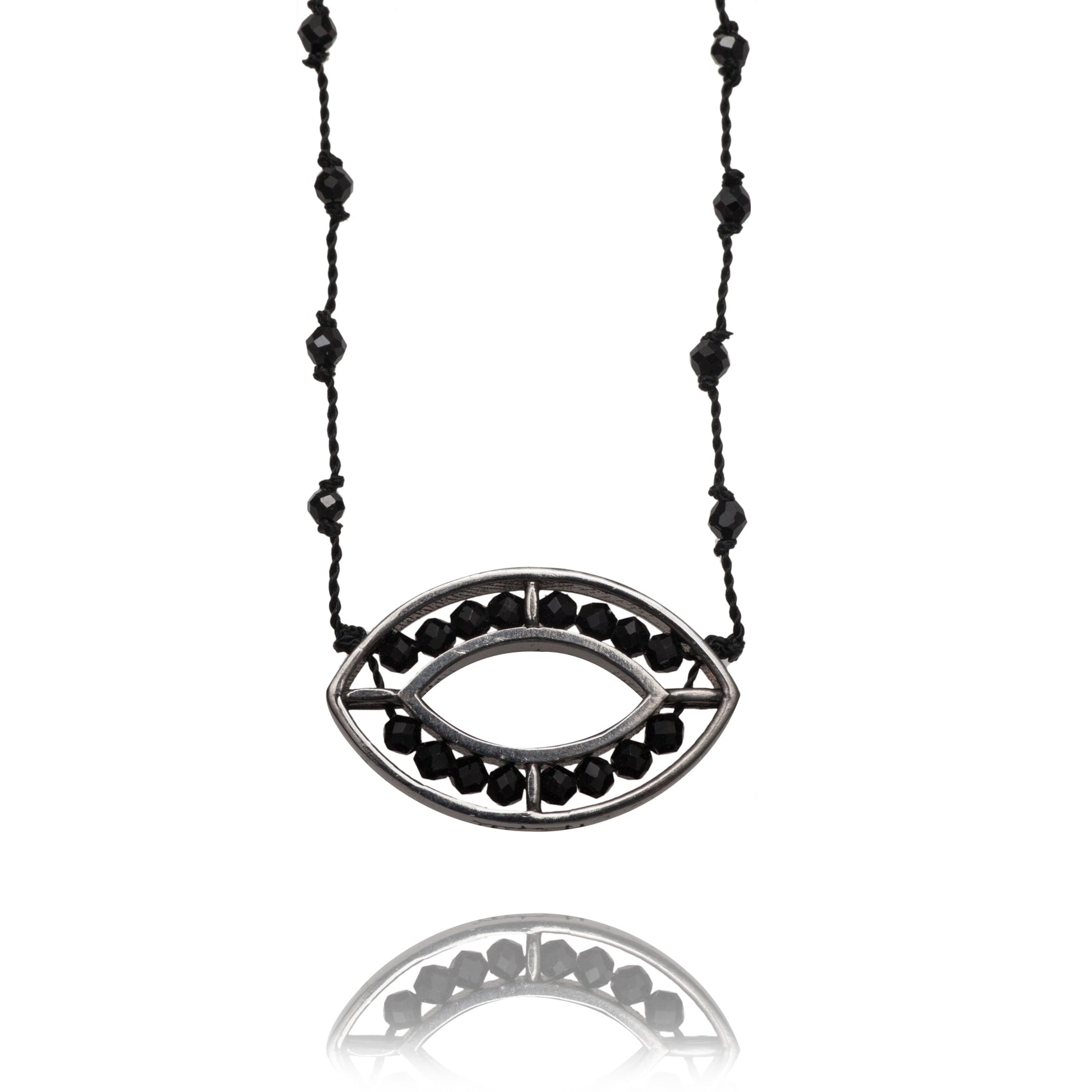 842-black rhodium-eye-spinel-black cord-42