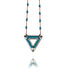 862-black rhodium-trigon-turquoise-red cord-60