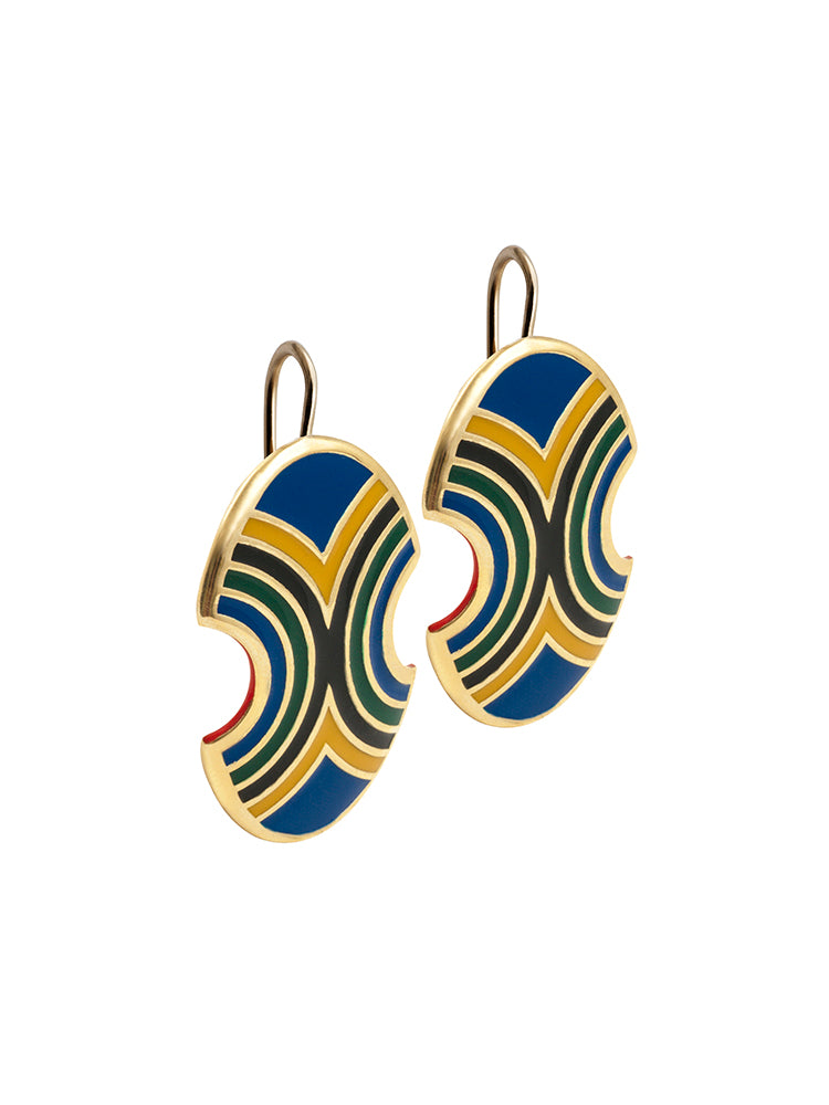 Hook Earrings AspiS Medium Simple EGYPT