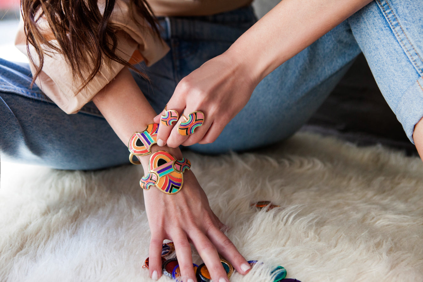 Cuff Bracelet AspiS Large Multi MARRAKECH