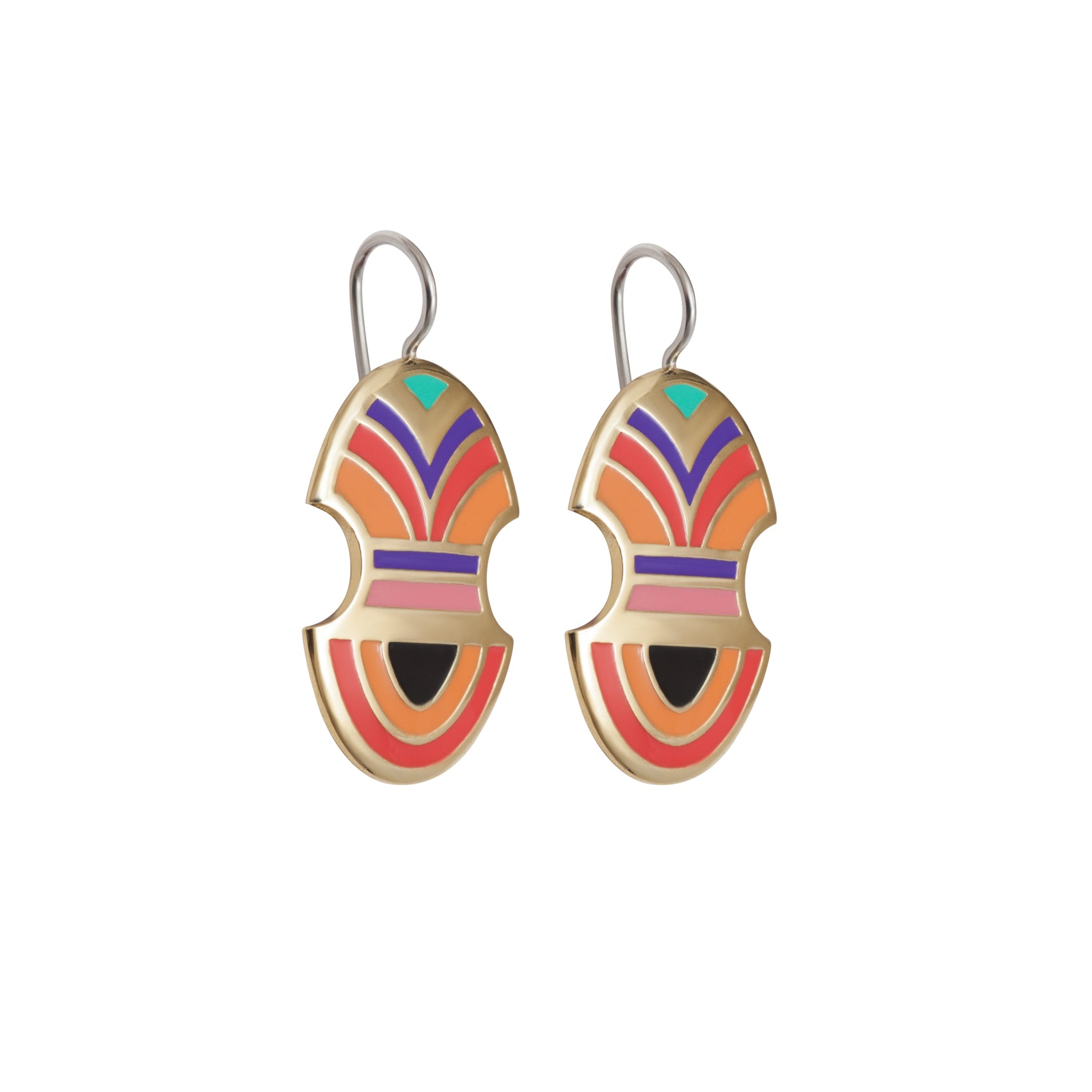 Hook Earrings AspiS Small Multi MARRAKECH