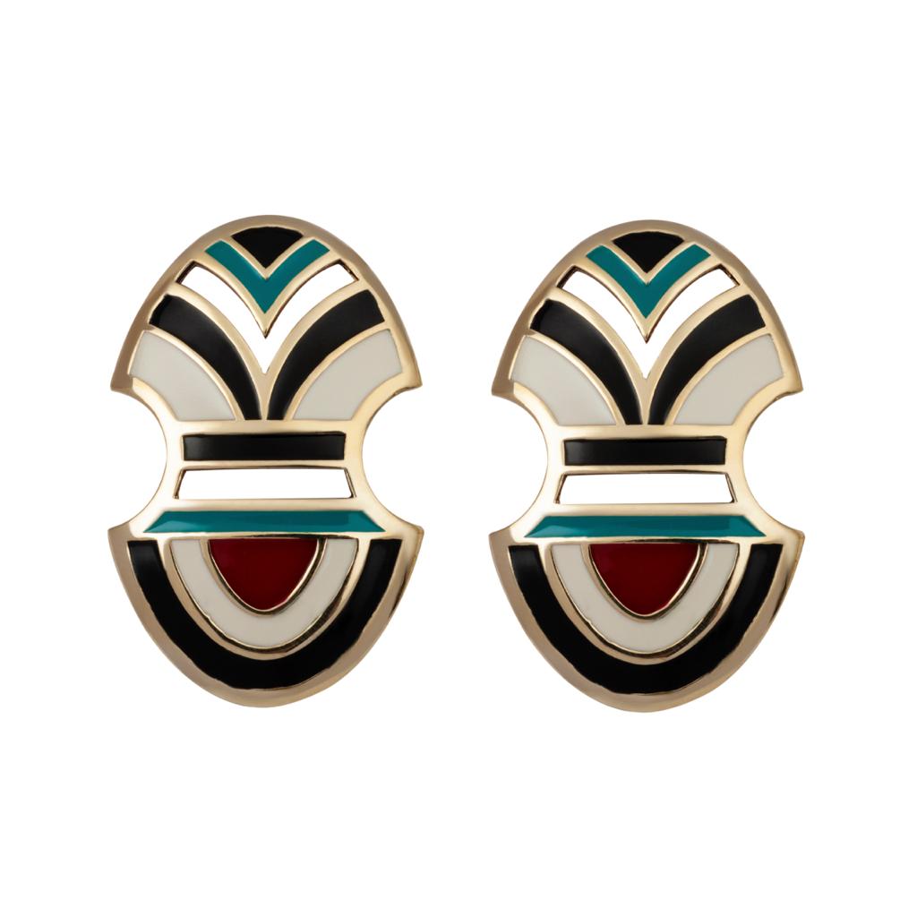 Earrings AspiS Large Multi ART DECO