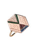 Ring Zuhno Fine Pink Gold K9 with Sapphires and Tsavorites 442