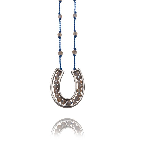 822-black rhodium-horseshoe-labradorite-blue cord-75