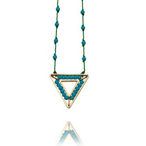 864-yellow gold-trigon-turquoise baby blue-green cold-60